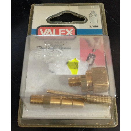 ATTACCO 1/4M CON PORTAGOMMA 2PZ