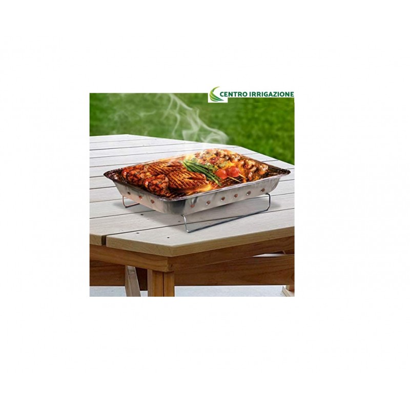 BARBECUE RETTANGOLARE ISTANTANEO 25CM X 31CM