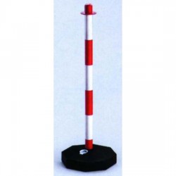 BASE C/COLONNA H 90CM ROSS/BIANC