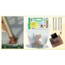 Basetta Fissaggio Palo