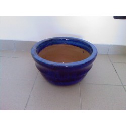 Ciotola Magnolia Blu- Sc223045 D.45cmxh23cm