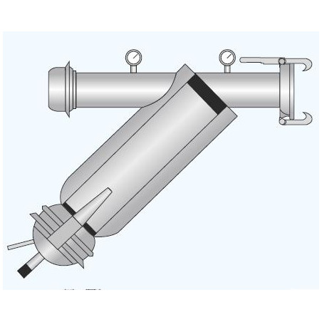 Filtro Zincato Sferico Mod. A 100 - 20 Lt/s