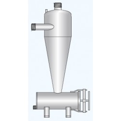 Idrociclone-dissabbiatore 125-5"-30 Lt/s-108m3