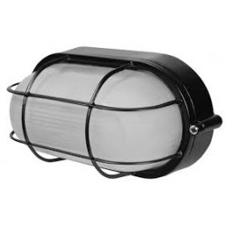 Lampada Ovale Ester.con Grata 100w