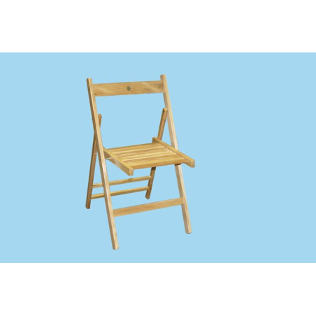 SEDIA PIEGHEVOLE LEGNO NATURALE