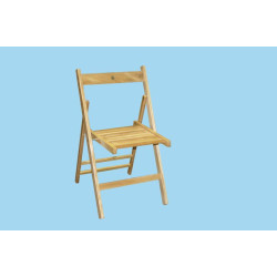 SEDIA PIEGHEVOLE LEGNO NATURALE