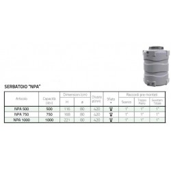 Serbatoi Verticali "npa" 750lt -h162 X D.80