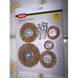 SPAZZOLE ROTATIVE SERIE 5 PEZZI