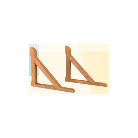 SUPPORTI LEGNO PER TRALICCI    SET 2PZ