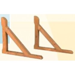 SUPPORTI LEGNO PER TRALICCI    SET 2PZ