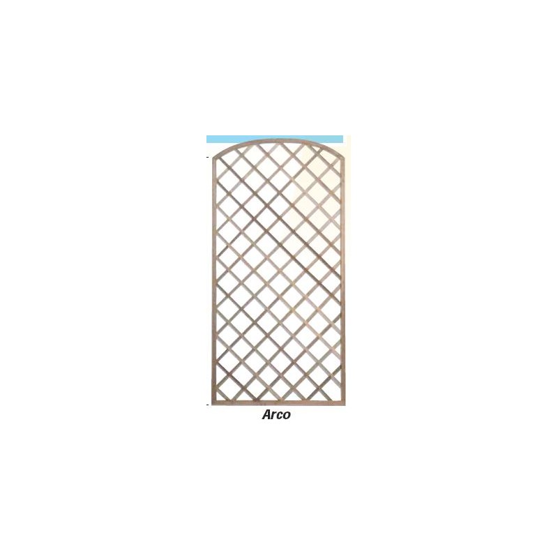 TRALICCIO A PANNELLO LEGNO ARCO     M1,80X0,90 N