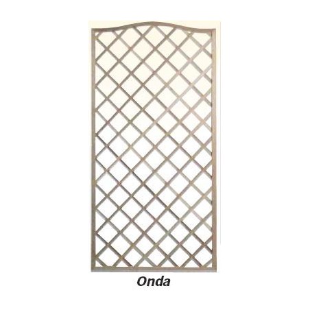 TRALICCIO A PANNELLO LEGNO ONDA     M1,80X0,90 N