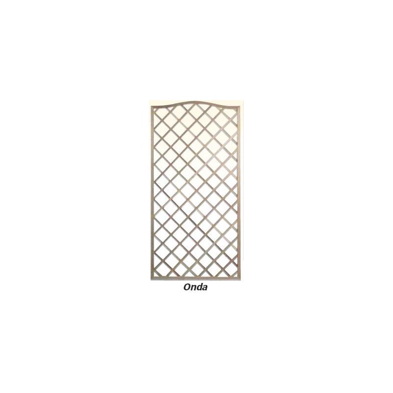 TRALICCIO A PANNELLO LEGNO ONDA     M1,80X0,90 N