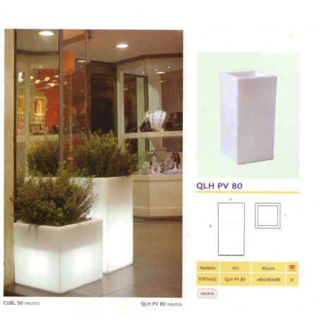 VASO NEUTRO BS40XD.31XBI40 H80