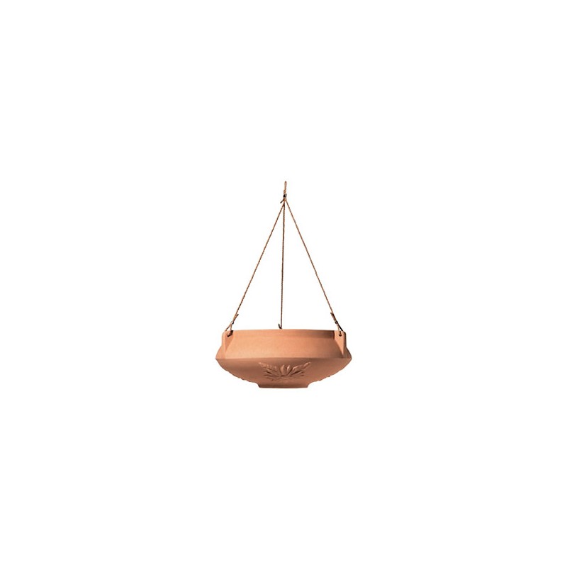 VASO PENSILE M.BIANCO D.31 XH 13CM