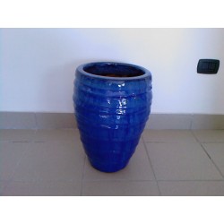 VASO PUMILIO BLU - SC222035    D.35X46H