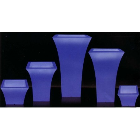 VASO QUADRO PATIO FLUO CM37H 50X50