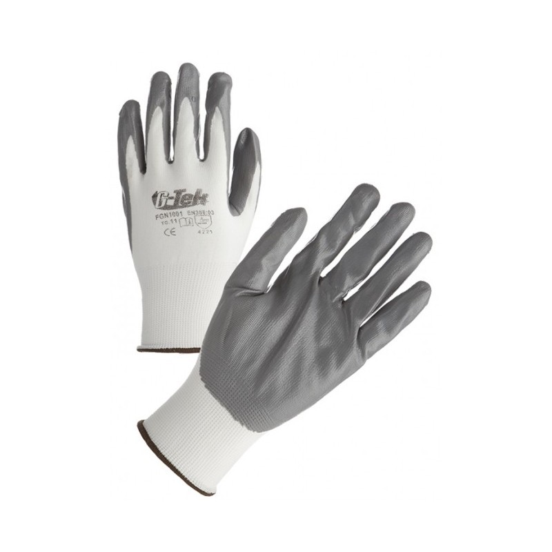 GUANTO POL. SPALMATO NITRILE TG10* EN388/2016