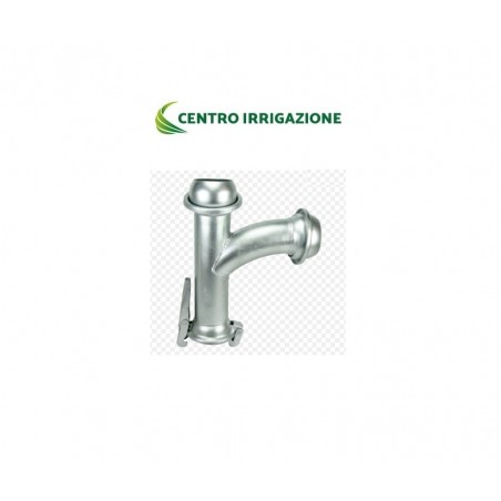 Derivazione Laterale Zincata 100 Con Giunti Sferici Tipo Valducci