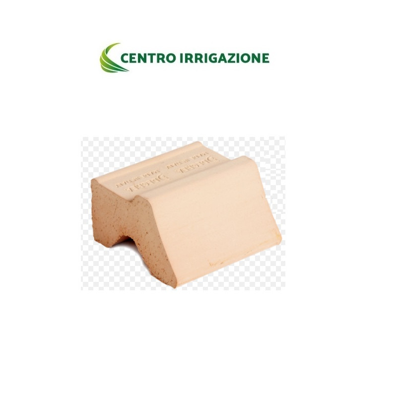 PIEDINO TERRACOTTA 8X8  X H.4