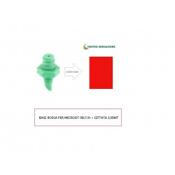 Base Rossa Per Microjet 90lt/h > Gittata 3,00mt