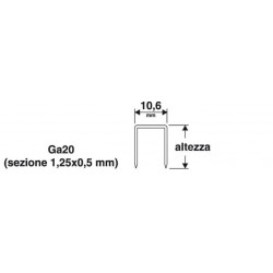 PUNTI 10.6 X 10MM -1000PZ