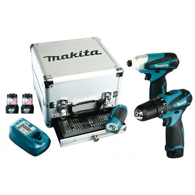 KIT MAKITA DF330D+TD090D+03BATTERIE LITIO+CARICABA
