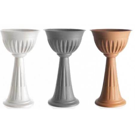 COLONNA ALBA C/BASE D.43X74,5H -20LT GRIGIO