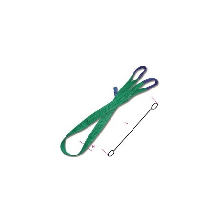 FASCIA VERDE 2000KG-3MT UNI-EN1492-1