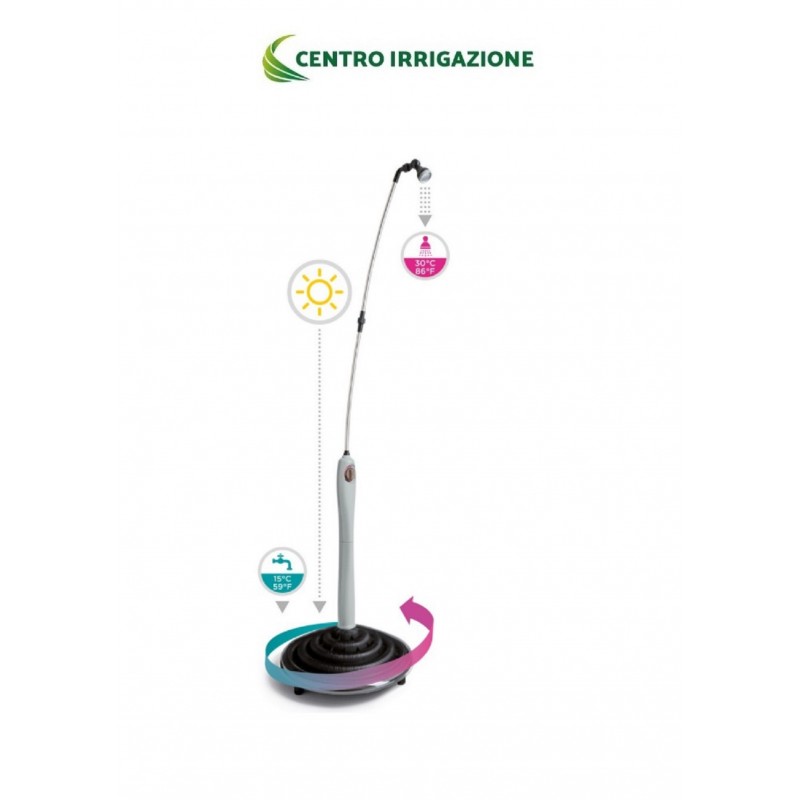 DOCCIA SUNNY SOLARE STYLE VERDE PISCINA