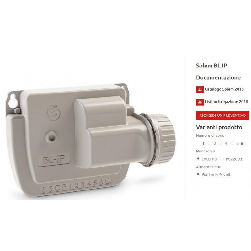 PROGRAMMATORE BATTERIA IP68 BLUETOOTH -6 STAZ