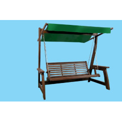 Dondolo Legno Kerwing 3sedute 192x131x182