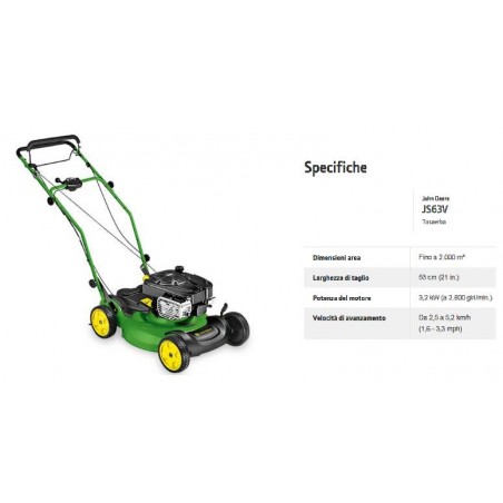 RASAERBA JS63V MULCHING FINO A 2000M2 -LARGH.TG 53