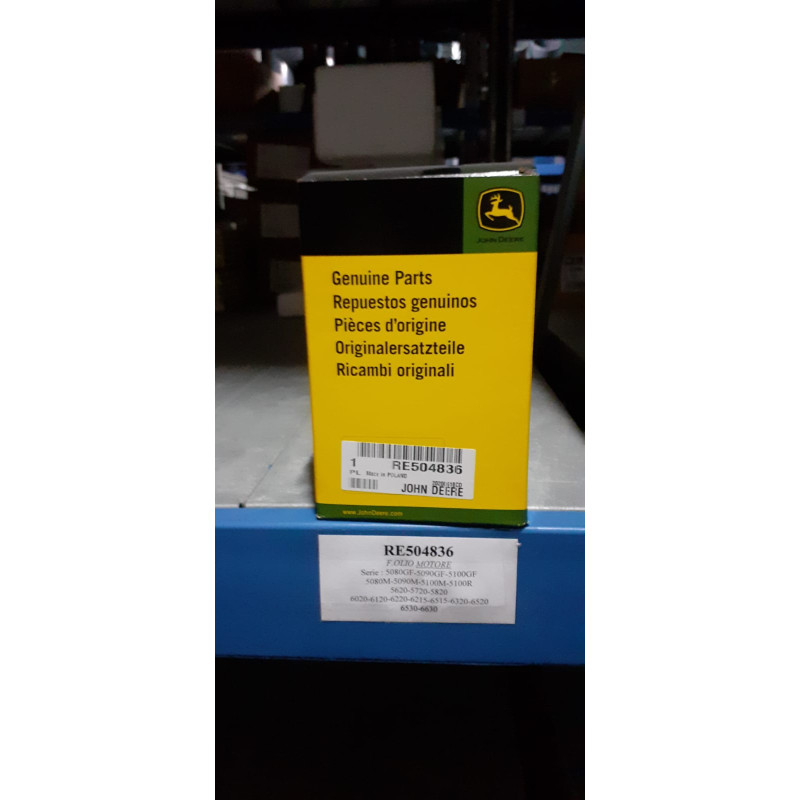 FILTRO OLIO RE504836 JOHNDEERE