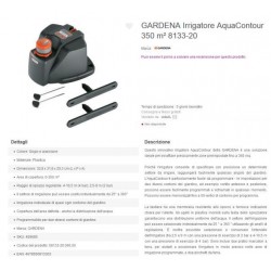 Irrigatore X Giardino - 50posizioni - 2aree Memo