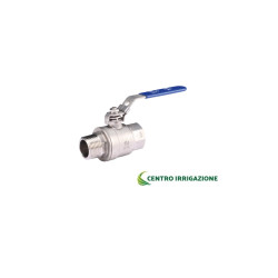 Valvola Sfera M/f Ottone Cromato A Leva Passaggio Totale Filettata 1/2"