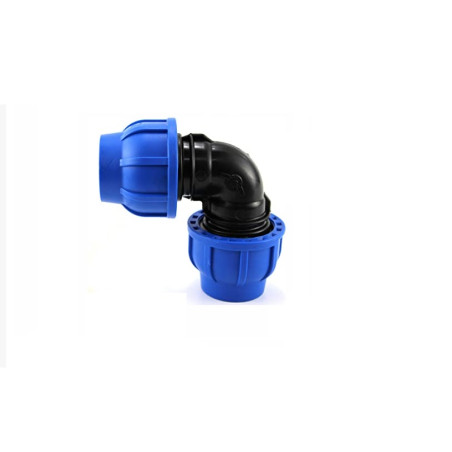 Gomito 90° Compressione Irrigazione Pe Tubo Curva