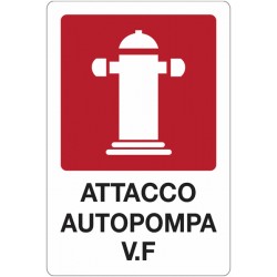 Cart. Indic."prelievo Autopompa Vv.f" 25x31 Cm