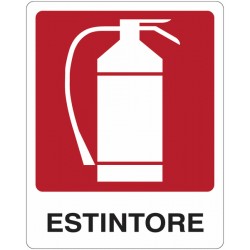 Cart. Indic."estintore" 25x31 Cm