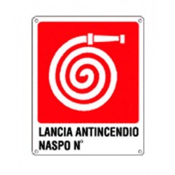Cart. Indic."naspo Antincendio N°" 25x31 Cm