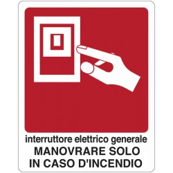 Cart. Indic."interruttore Elettrico Generale"