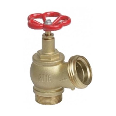 RUBINETTO IDRANTE FILETTATO MASCHIO 21/2 - UNI 70