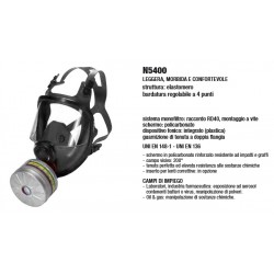 MASCHERA PIENO FACCIALE N5400 IN ELASTOMERO