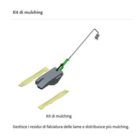 KIT LAME MULCHING PER X350R