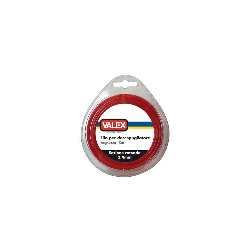 FILO DECESPUGLIATORE TONDO 2,4MMX10MT