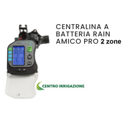 Centralina Da Pozzetto Amicopro 2 Zone Rain Programmatore Ip68 Prato Giardino Batteria Popup Elettrovalvola Non Compresa