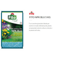 Concime Granulare Universale Blu Npk 12-12-17 -5kg - Azoto (n), Fosforo (p) E Potassio (k)