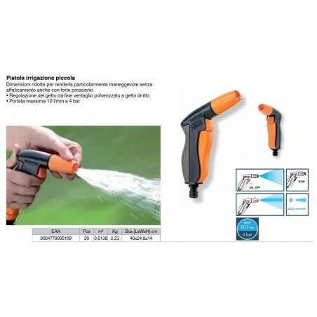 PISTOLA IRRIG.3 JET EASY PEND MAX PORTATA 10 L/MIN