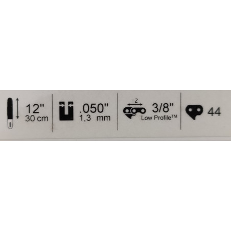 CATENA OREGON 3/8-44 MAGLIE ( X BARRA 30 CM )
