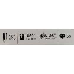 CATENA OREGON 3/8-56 MAGLIE ( X BARRA 40 CM )